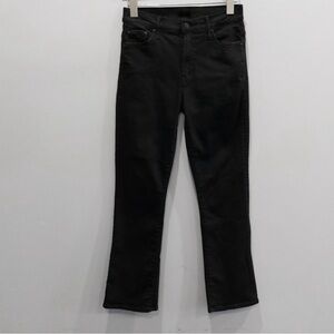 Mother The Insider crop black jeans
